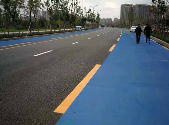 瀝青改色路面
